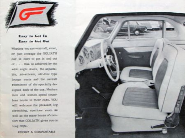 Goliath Ideal Modelprogram 1957 Carbrochure (6937)